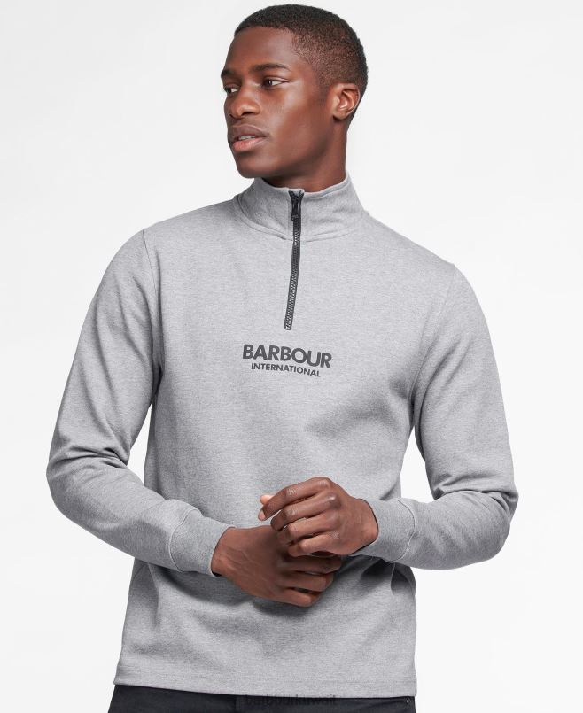 Barbour رجال انتقال نصف الرمز البريدي من النوع الثقيل H2VVL995 ملابس أسود