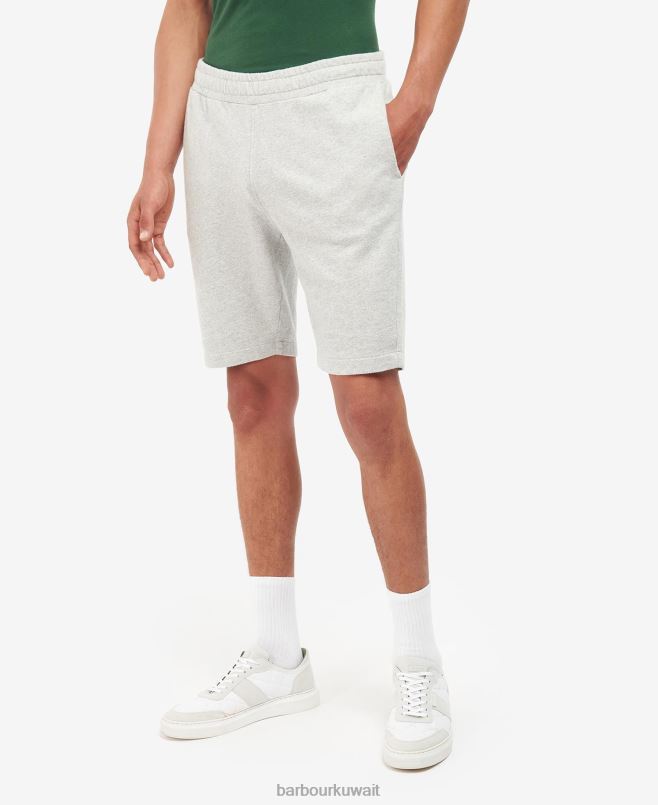 Barbour رجال شورت عرق Newnham H2VVL1182 ملابس المارل الرمادي
