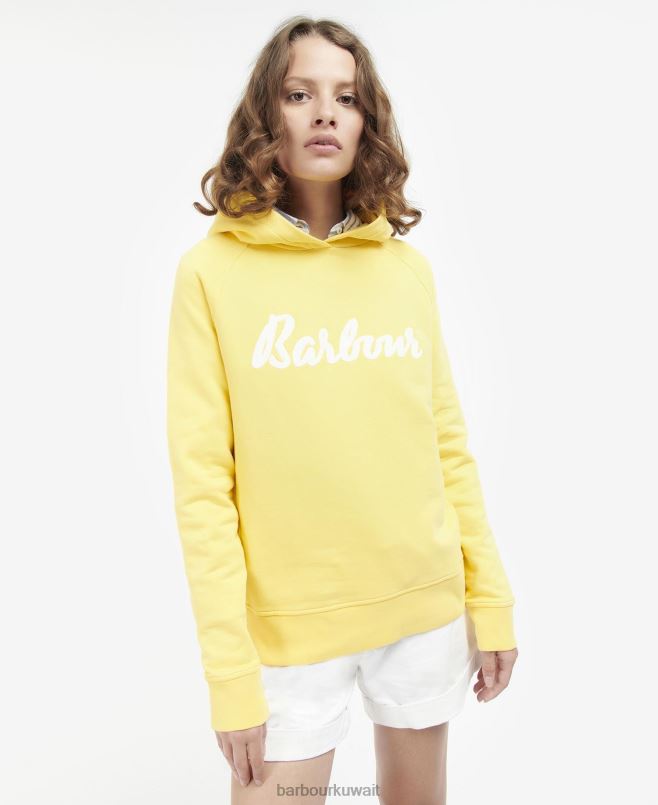 Barbour نحيف هوديي Otterburn H2VVL2014 ملابس شروق الشمس أصفر