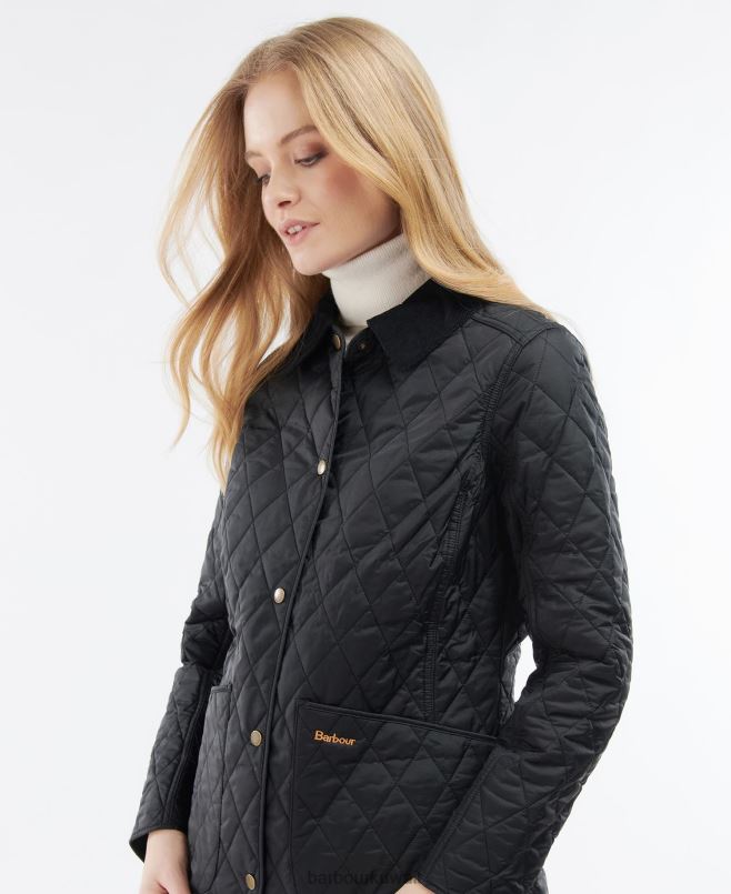 Barbour نحيف جاكيت مبطن annandale H2VVL1416 ملابس أسود