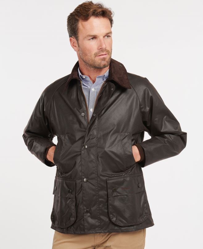 Barbour رجال سترة شمع bedale H2VVL34 ملابس أسود