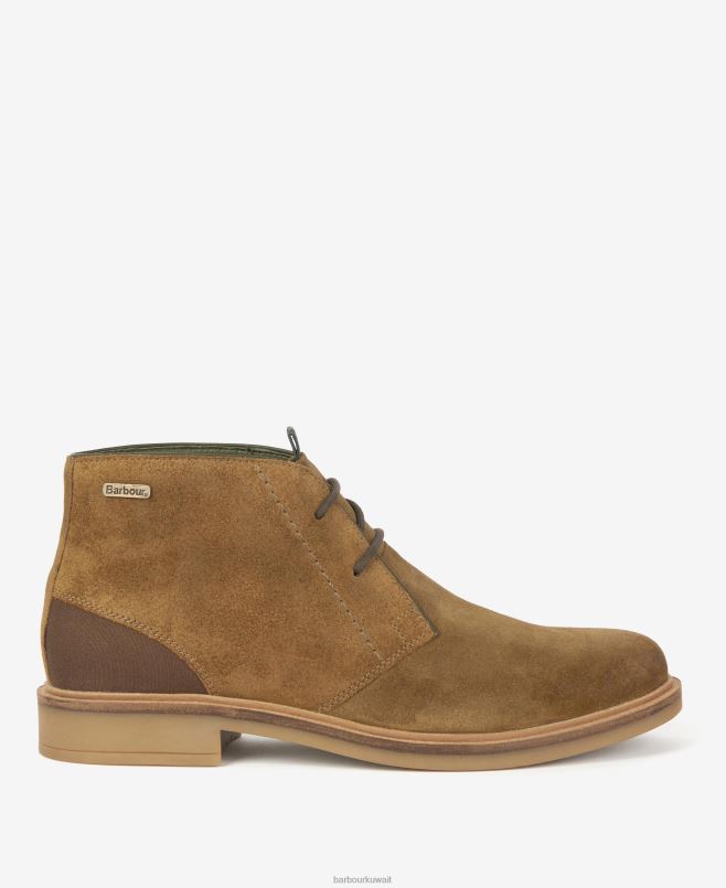 Barbour رجال أحمر chukka الأحذية H2VVL1281 الأحذية موكا