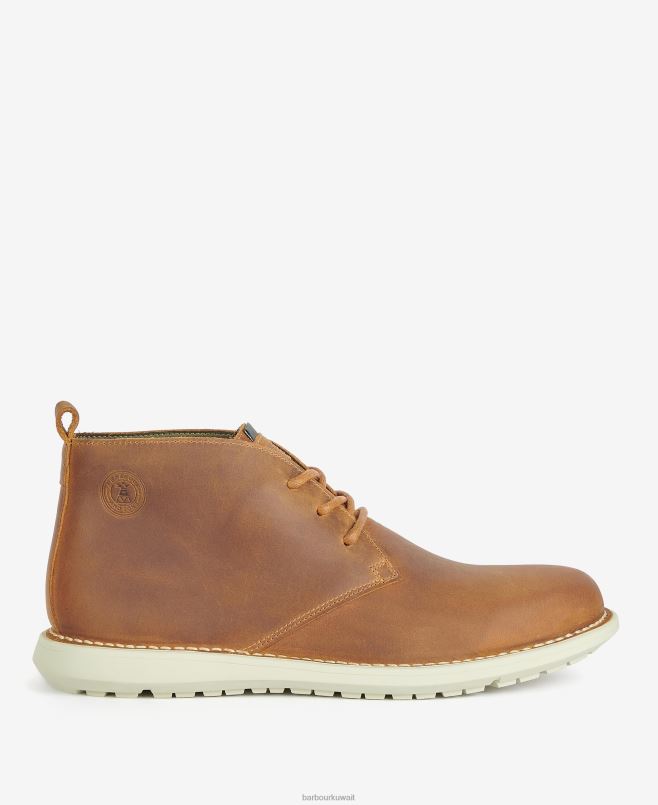 Barbour رجال حذاء chukka من خشب البلوط H2VVL1285 الأحذية كونياك