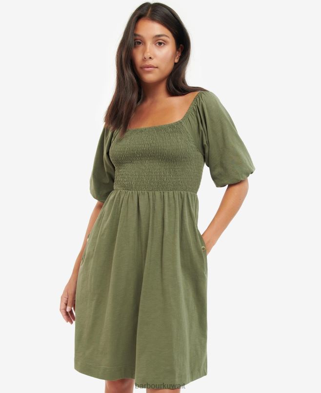 Barbour نحيف فستان galica H2VVL1906 ملابس أسود كلاسيكي