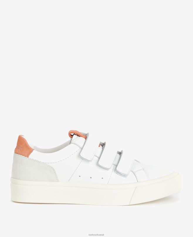 Barbour نحيف أحذية رياضية georgie ثلاثية الأشرطة H2VVL2137 الأحذية أبيض / لافندر