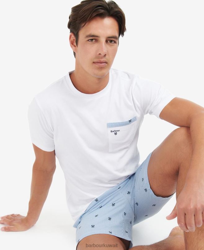 Barbour رجال مجموعة hilson pj H2VVL1239 ملابس الكلاسيكية الزرقاء