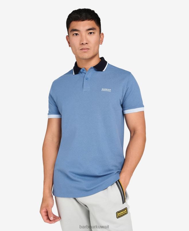 Barbour رجال howall قميص بولو H2VVL661 ملابس كلاسيكي أبيض