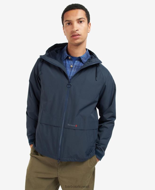 Barbour رجال سترة ماء pockle H2VVL214 ملابس حبر أزرق