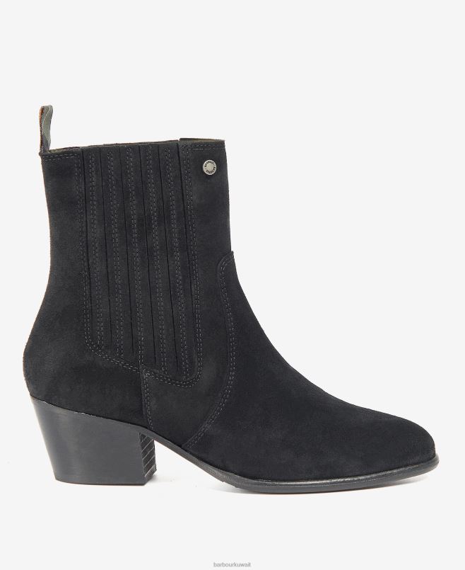 Barbour نحيف حذاء prue الغربي تشيلسي H2VVL2064 الأحذية رمادي داكن