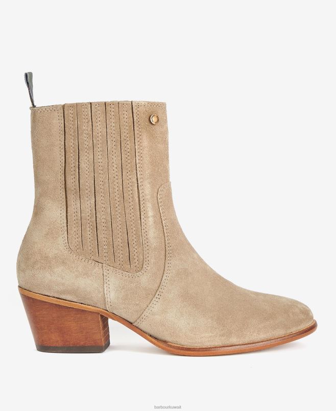 Barbour نحيف حذاء prue الغربي تشيلسي H2VVL2075 الأحذية رمادي داكن