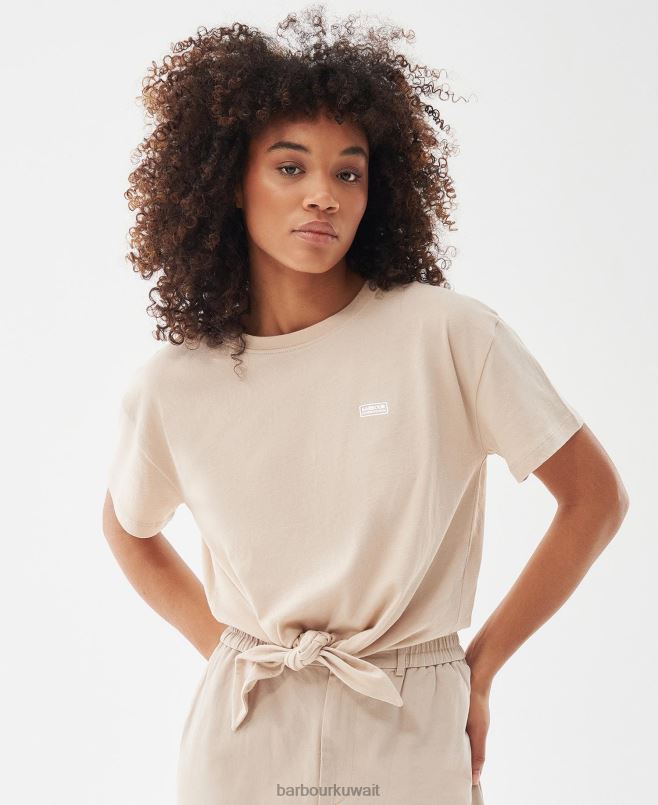 Barbour نحيف تي شيرت soules H2VVL1712 ملابس الصيف الأسود