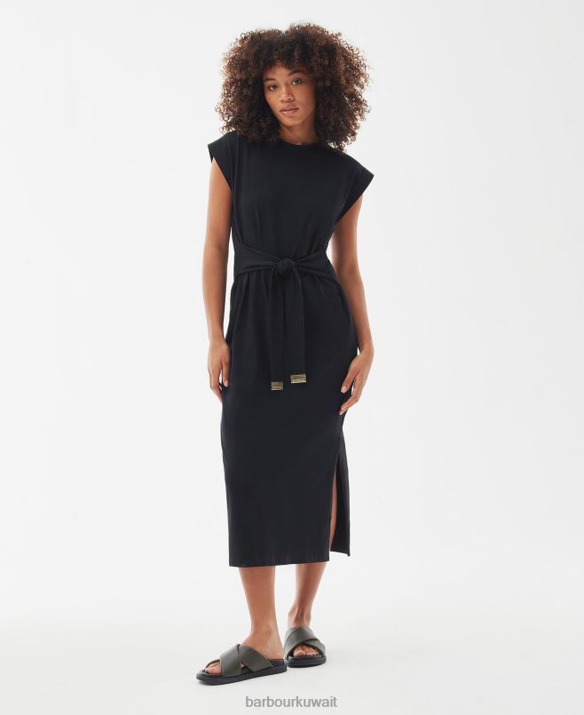 Barbour نحيف فستان soules H2VVL1822 ملابس أسود كلاسيكي