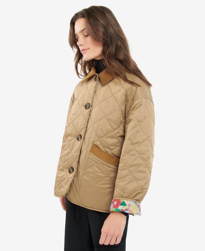 Barbour x House of Hackney نحيف سترة مبطن بوجهين gransden H2VVL1505 ملابس البحرية الداكنة / ليمرينسي / السماء